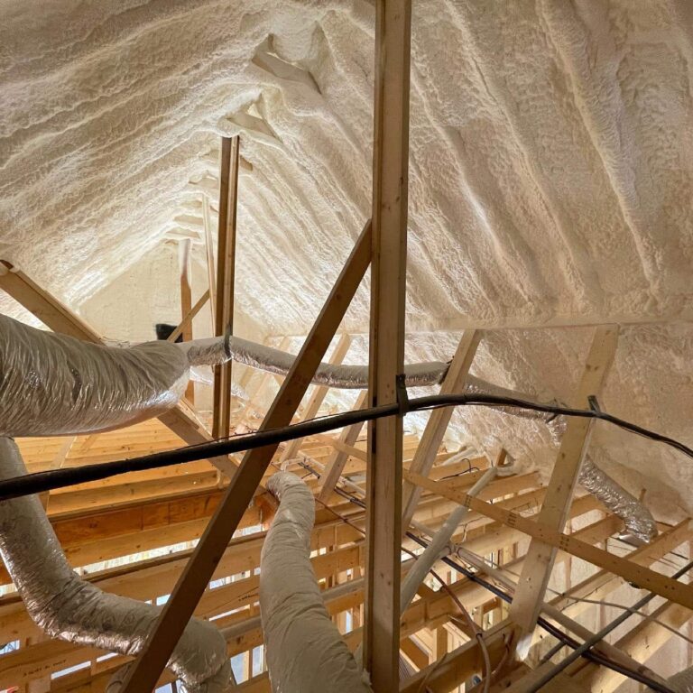 Attic Room Spray Foam Insulation