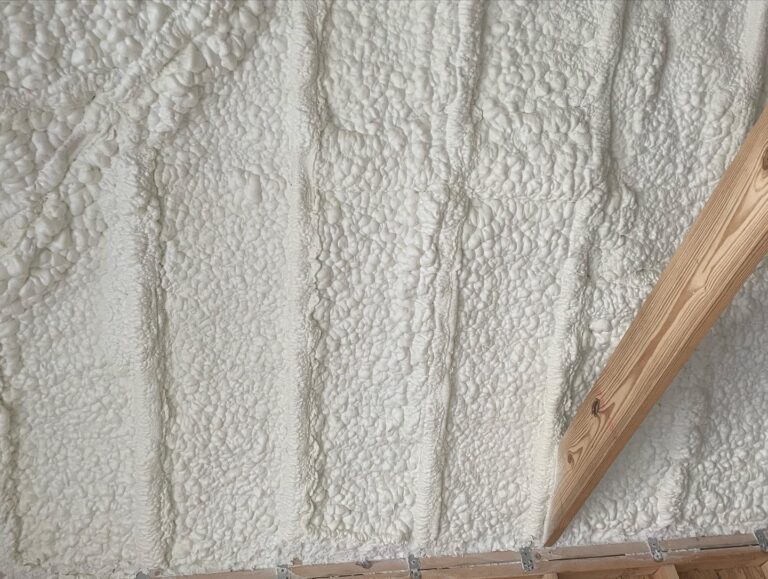 Attic Spray Foam Insulation Installation
