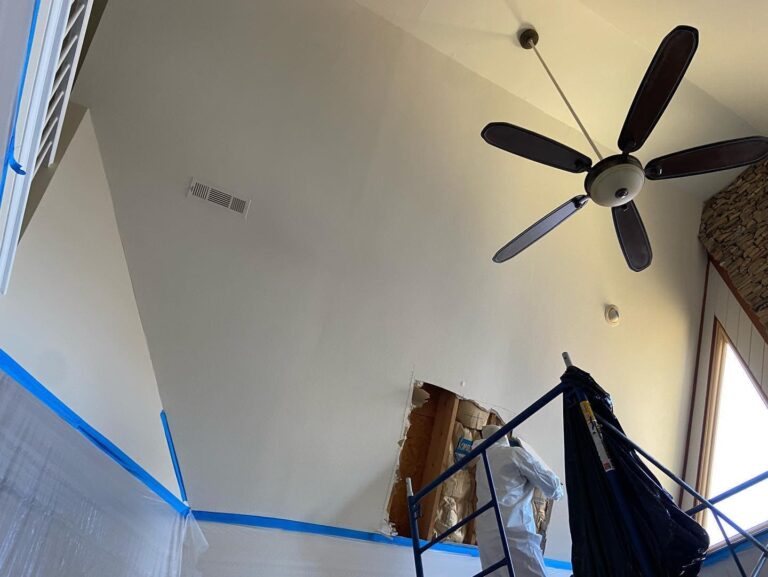 Fiberglass Insulation Replacement in Home Interior