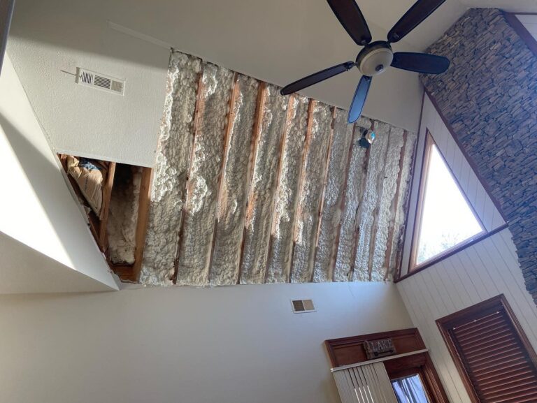 Home Insulation Replacement with Spray Foam