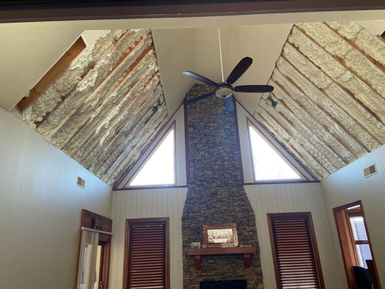 Home Insulation Replacement with Spray Foam