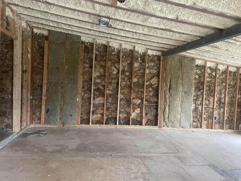 Interior Renovation with Spray Foam Insulation