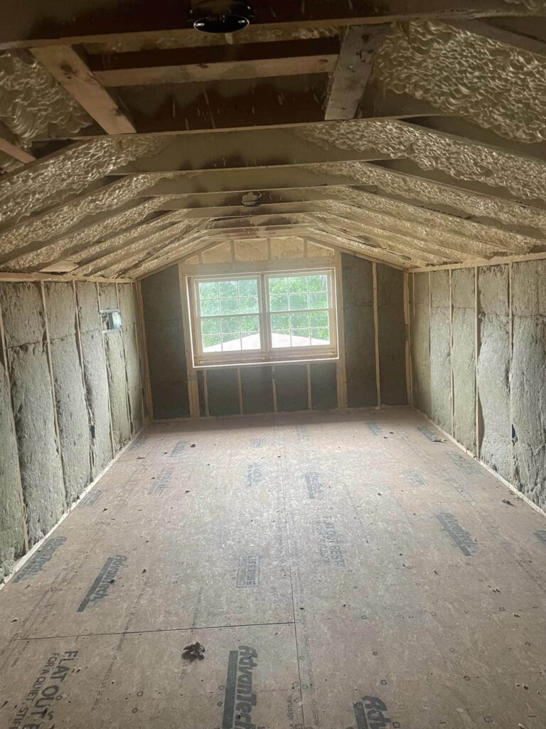 Interior Renovation with Spray Foam Insulation