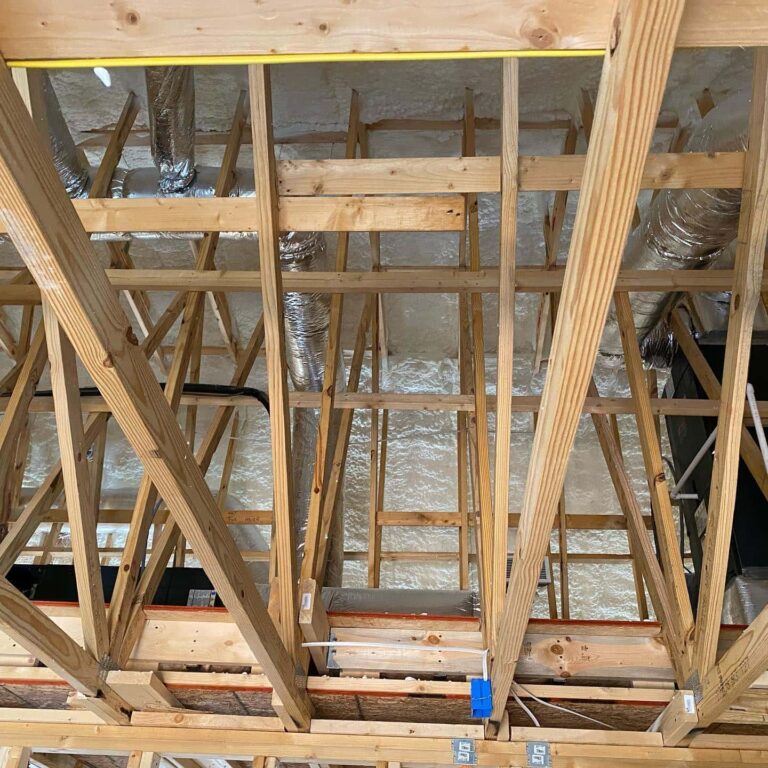 New Home Construction with Spray Foam Insulation