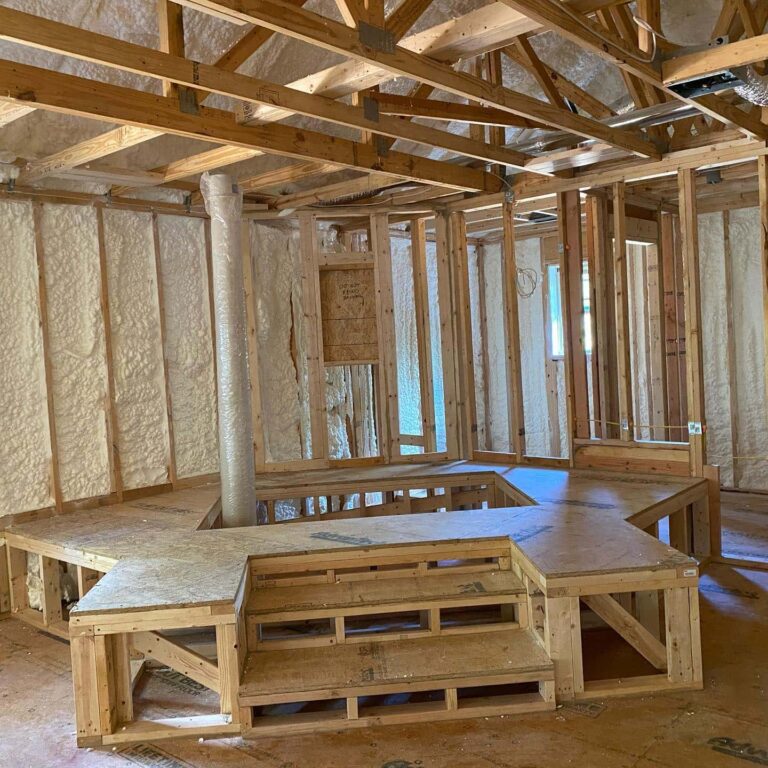 New Home Construction with Spray Foam Insulation