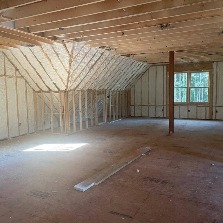 New Home Construction with Spray Foam Insulation