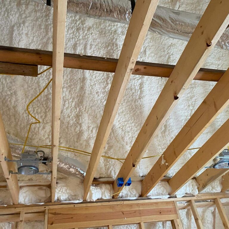 New Home Construction with Spray Foam Insulation