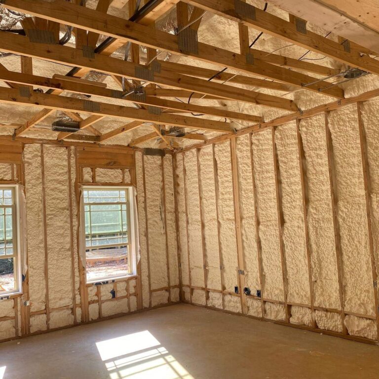 New Home Construction with Spray Foam Insulation