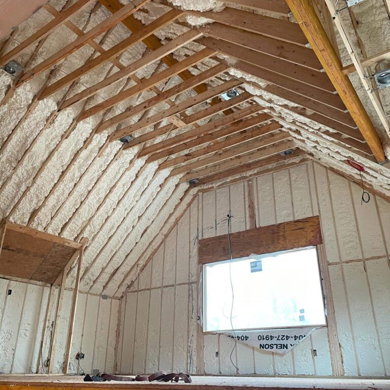 Residential Bonus Room with Spray Foam Insulation