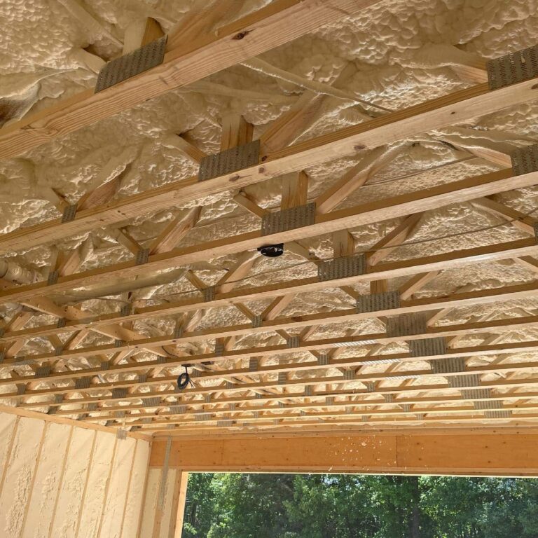 Residential Ceiling with Spray Foam Insulation