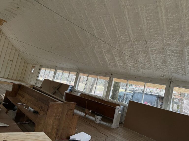 Chapel Renovation with Spray Foam Insulation