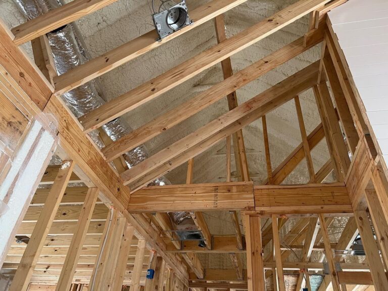 Spray Foam Insulation Installation