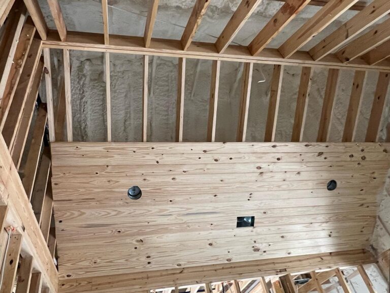 Spray Foam Insulation Installation