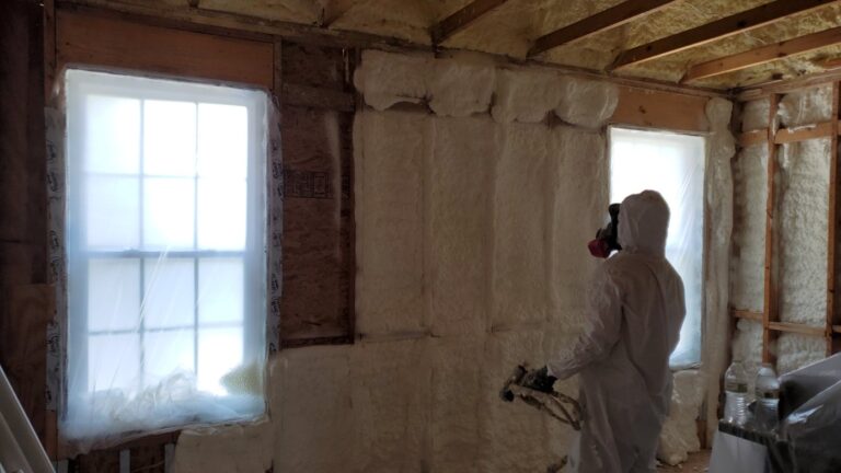 Spray Foam Insulation Installation