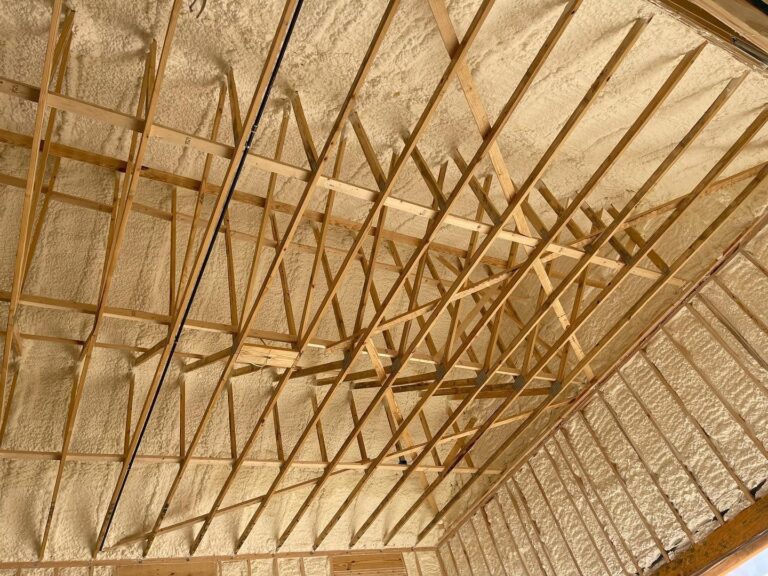 Spray Foam Insulation Installation