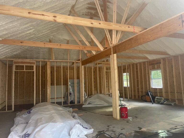 Spray Foam Insulation Installation