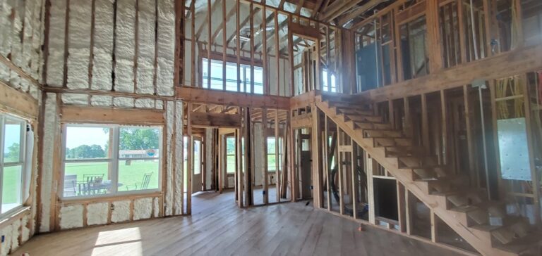 Spray Foam Insulation in New Home
